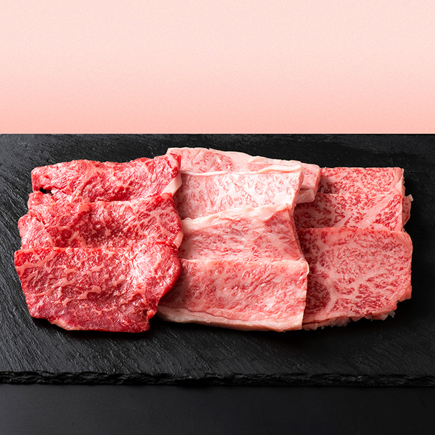 新発田牛 焼肉用3種盛り450gの商品画像
